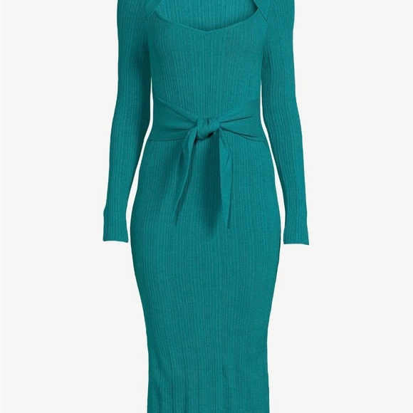 Sofia by Sofia Vergara Teal Long Sleeve Dress - Picture 3 of 8